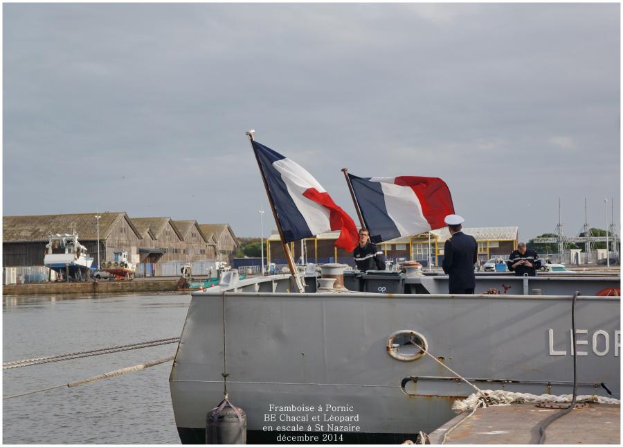 Escale des BE Chacal et Léopard à St Nazaire