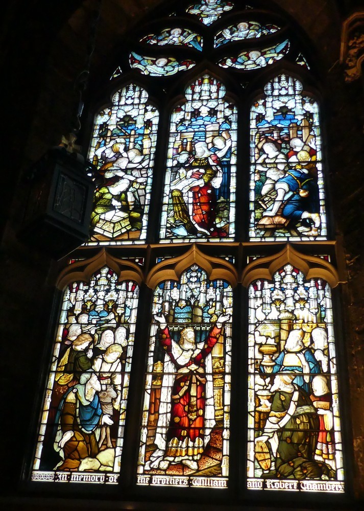 La Cathédrale Saint-Gilles à Edimbourg : les vitraux...