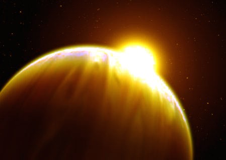 Exoplanète qui contient de l'eau