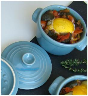 OEUFS COCOTTE À LA RATATOUILLE