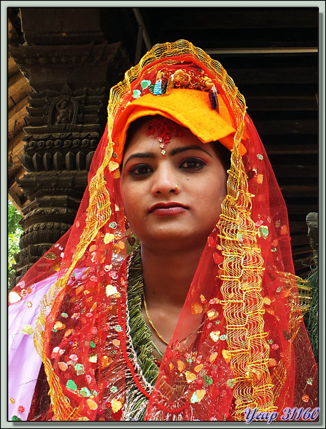 Blog de images-du-pays-des-ours : Images du Pays des Ours (et d'ailleurs ...), Temple Amar Narayan Mandir: cérémonie de mariage - Les mariés - Tansen (Palpa) - Népal