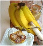 PANACOTTA À LA NOIX DE COCO ET À LA BANANE
