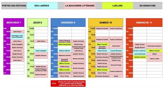 Quelques rendez-vous avec les poètes et la Boucherie littéraire